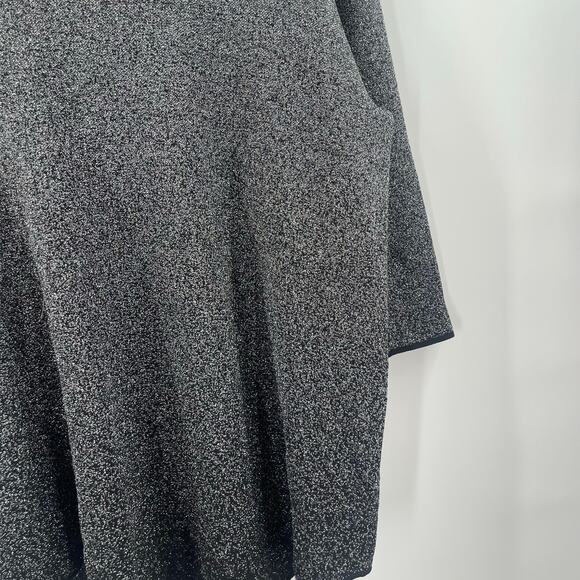 Chelsea & Theodore Top Size 2X Ombre Metallic Sparkle Asymmetrical Curvy Plus - Picture 7 of 12